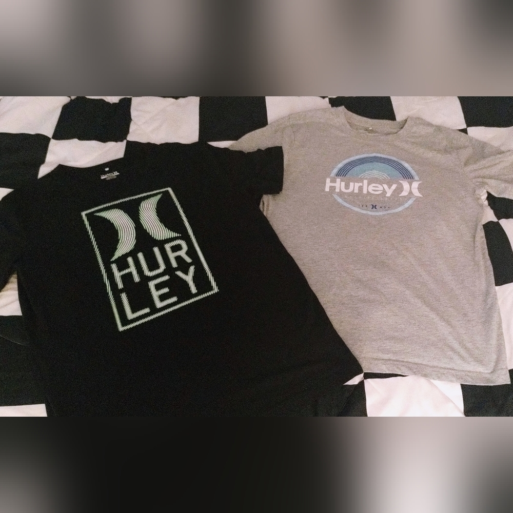 Bundle of Boys Size 18-20 Hurley brand T-shirts EUC